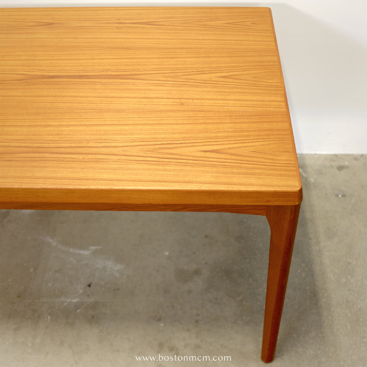 Vejle Stole - og Møbelfabrik Teak Draw Leaf Dining Table Designed by Henning Kjærnulf - #A2155