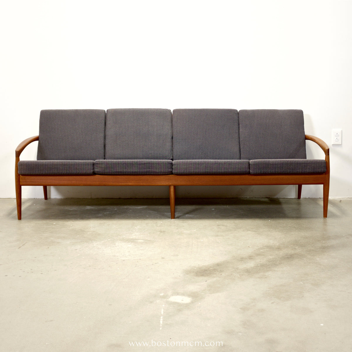 Magnus Olesen “Paperknife” 4 Seater Sofa, Model 121, Designed by Kai Kristiansen - #A2121