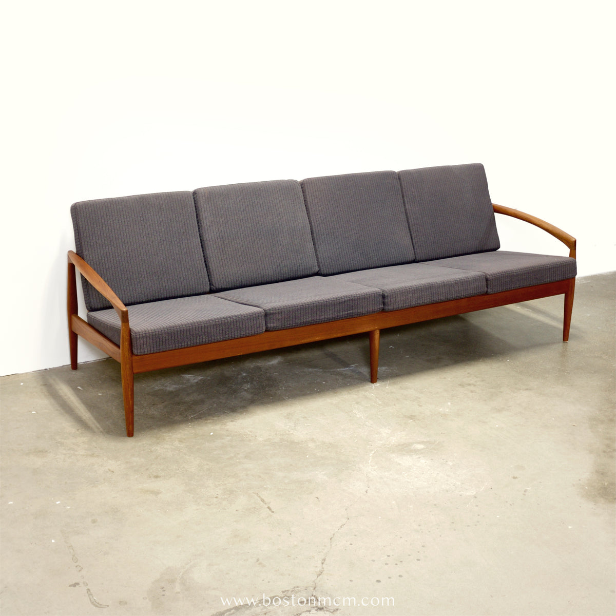 Magnus Olesen “Paperknife” 4 Seater Sofa, Model 121, Designed by Kai Kristiansen - #A2121