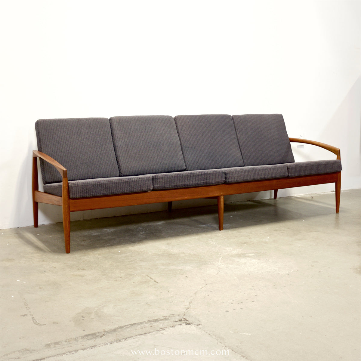 Magnus Olesen “Paperknife” 4 Seater Sofa, Model 121, Designed by Kai Kristiansen - #A2121