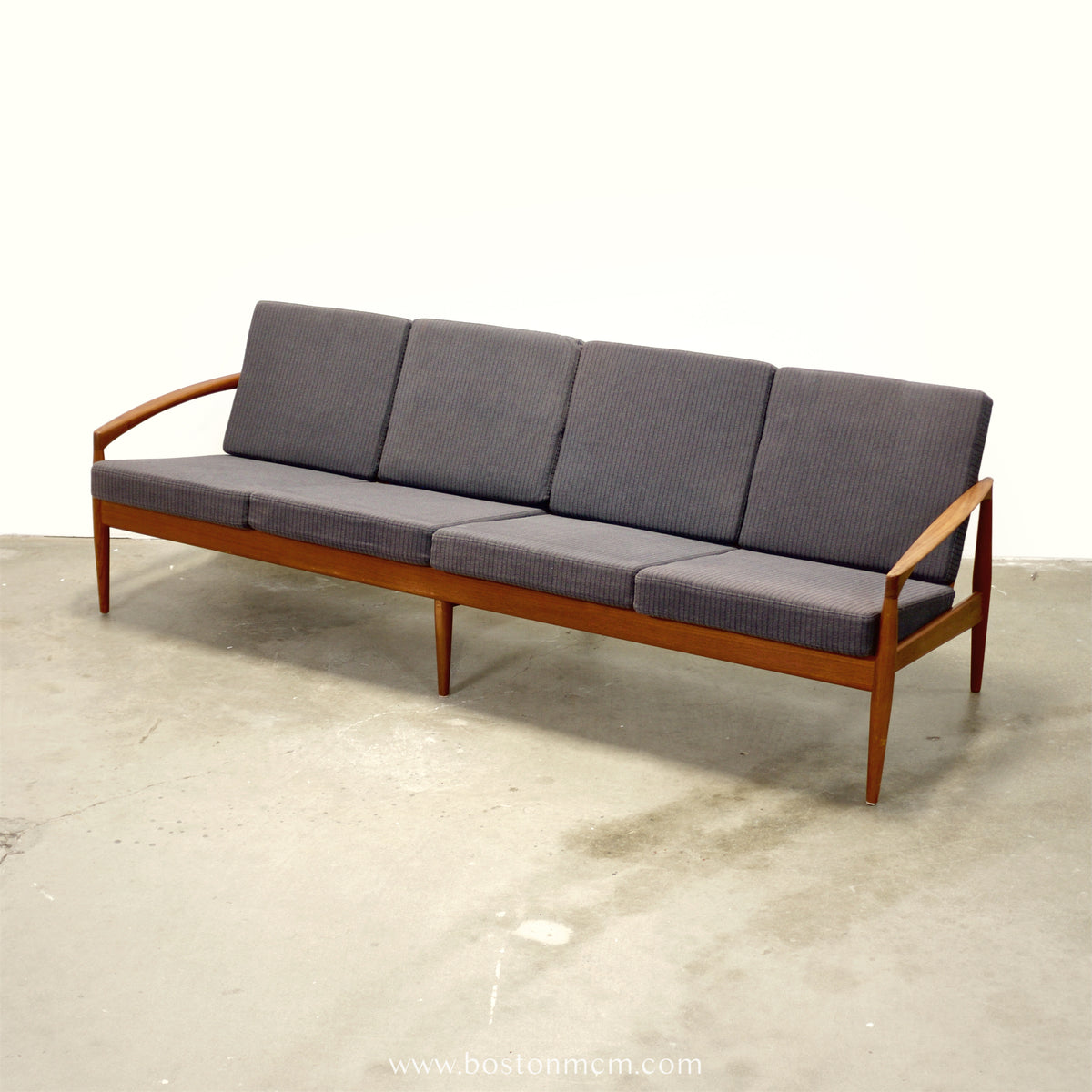 Magnus Olesen “Paperknife” 4 Seater Sofa, Model 121, Designed by Kai Kristiansen - #A2121