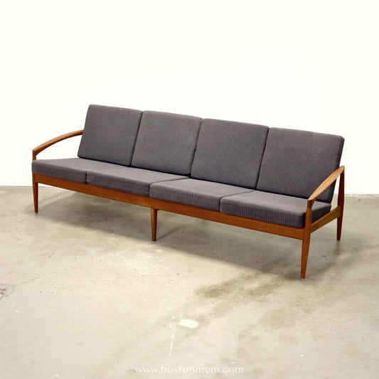 Magnus Olesen “Paperknife” 4 Seater Sofa, Model 121, Designed by Kai Kristiansen - #A2121