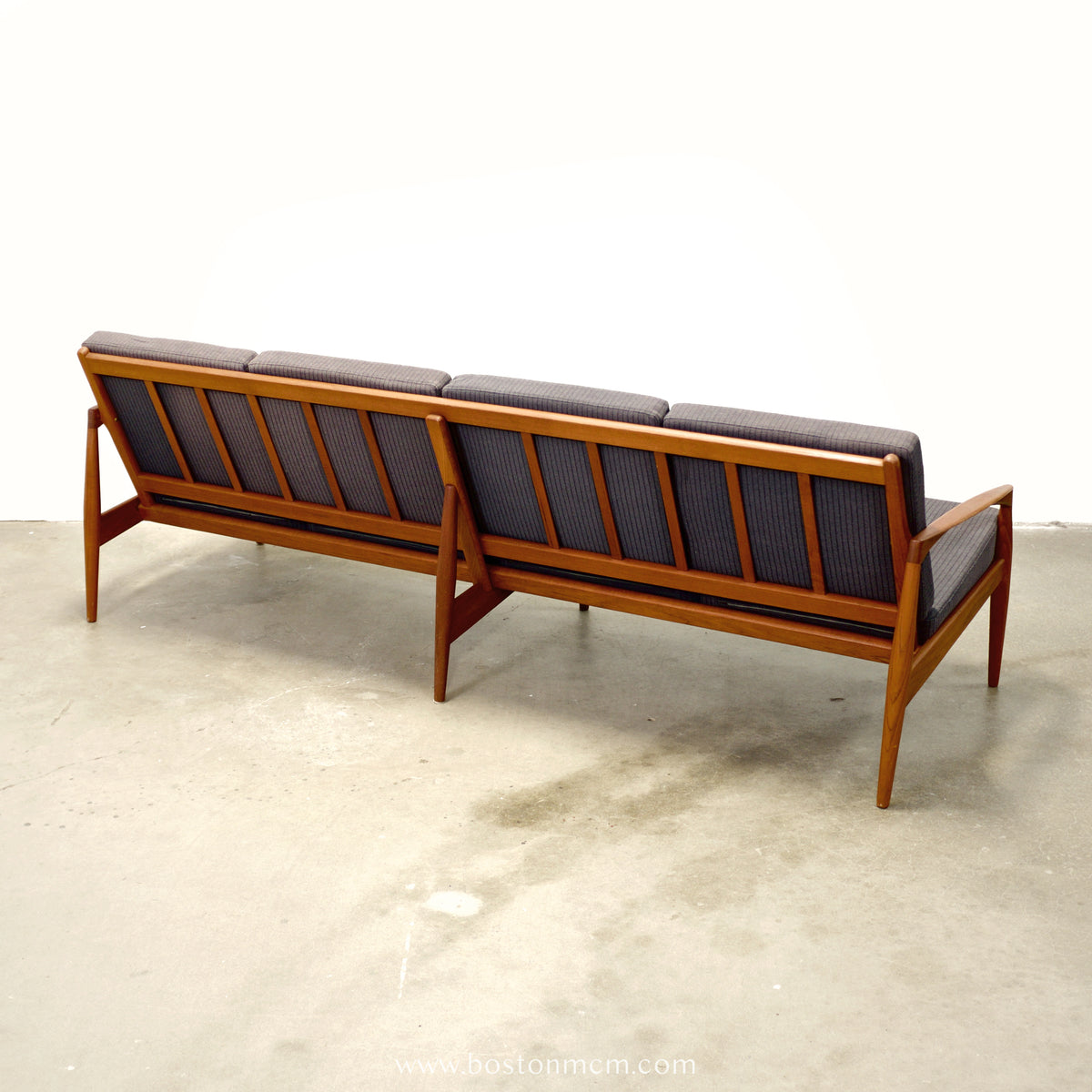 Magnus Olesen “Paperknife” 4 Seater Sofa, Model 121, Designed by Kai Kristiansen - #A2121