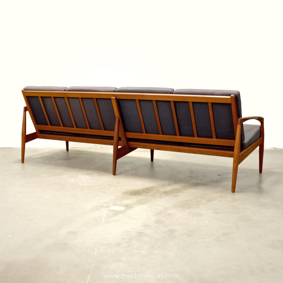 Magnus Olesen “Paperknife” 4 Seater Sofa, Model 121, Designed by Kai Kristiansen - #A2121