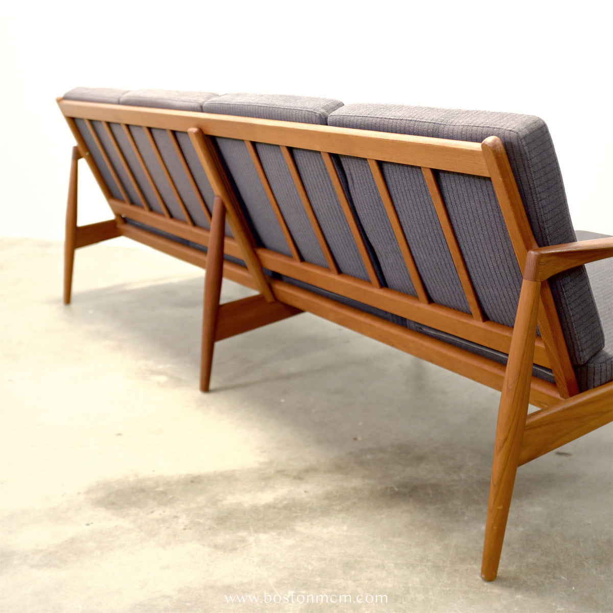 Magnus Olesen “Paperknife” 4 Seater Sofa, Model 121, Designed by Kai Kristiansen - #A2121