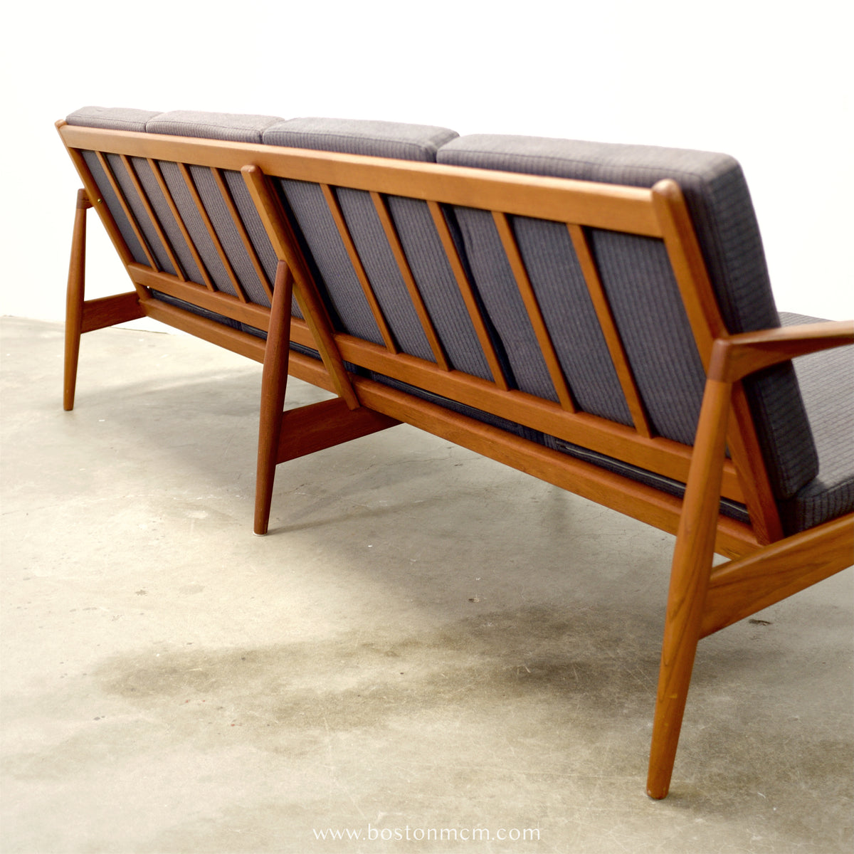 Magnus Olesen “Paperknife” 4 Seater Sofa, Model 121, Designed by Kai Kristiansen - #A2121