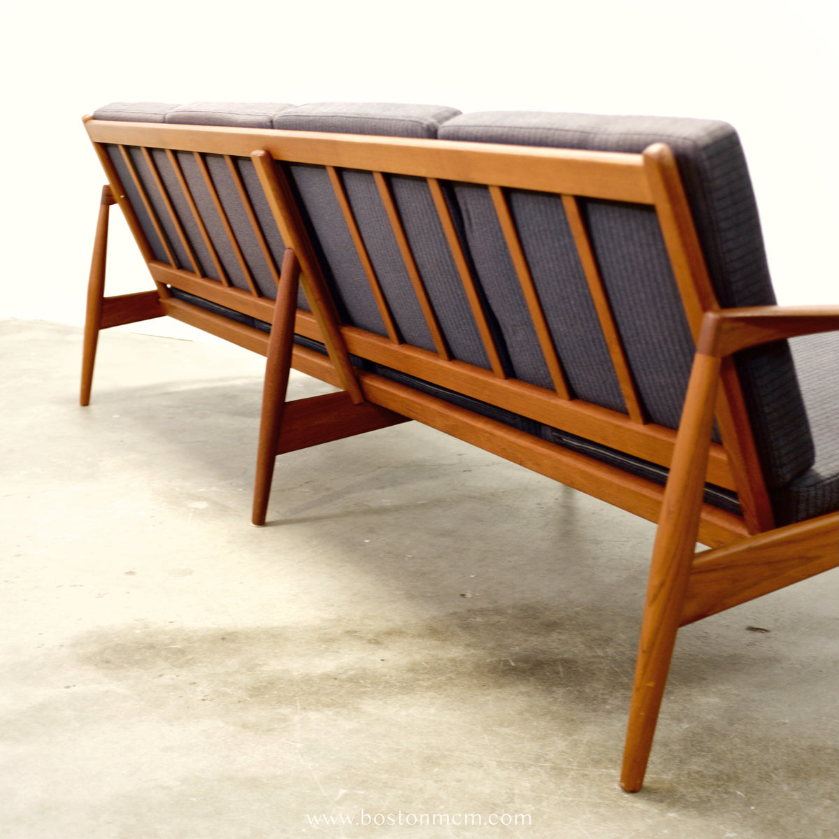 Magnus Olesen “Paperknife” 4 Seater Sofa, Model 121, Designed by Kai Kristiansen - #A2121