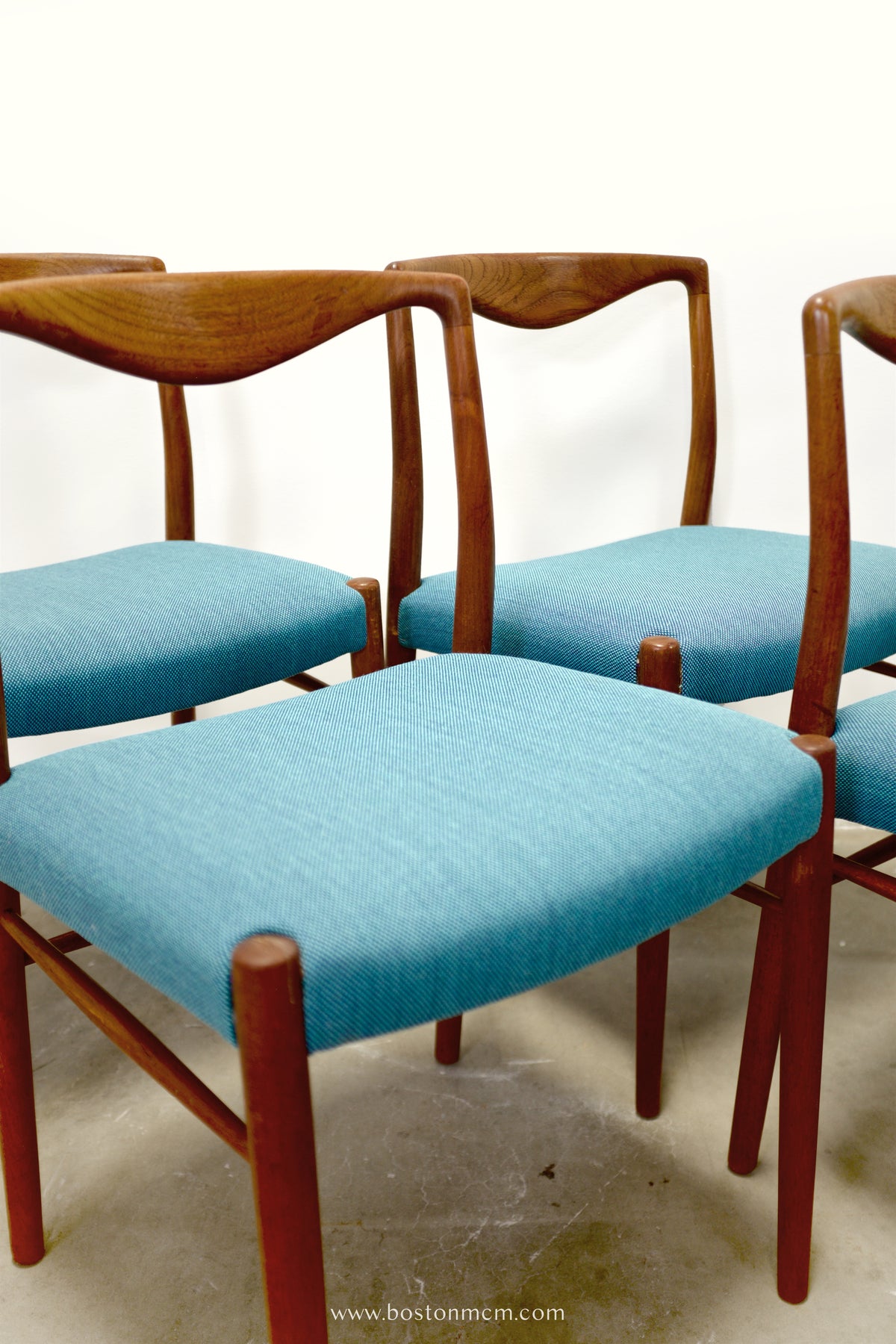 Søren Willadsen Teak Set of 4 Dining Chairs Designed by Kai Lyngfeldt Larsen - #A1882