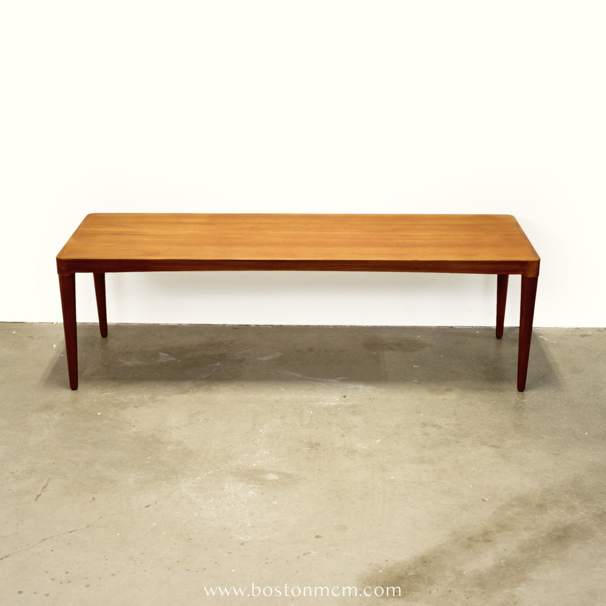 Danish Teak Coffee Table with Hidden Formica Shelf - #A2119