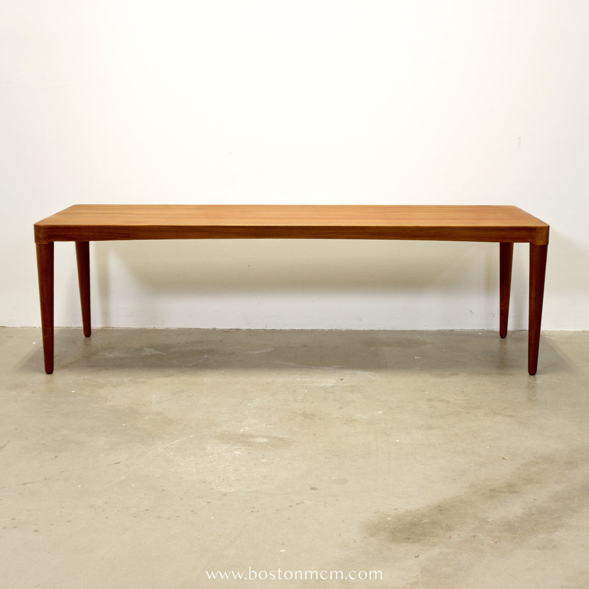 Danish Teak Coffee Table with Hidden Formica Shelf - #A2119