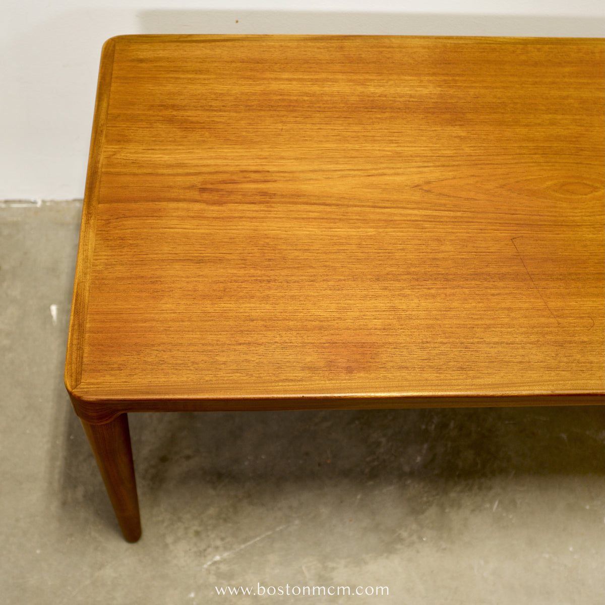 Danish Teak Coffee Table with Hidden Formica Shelf - #A2119