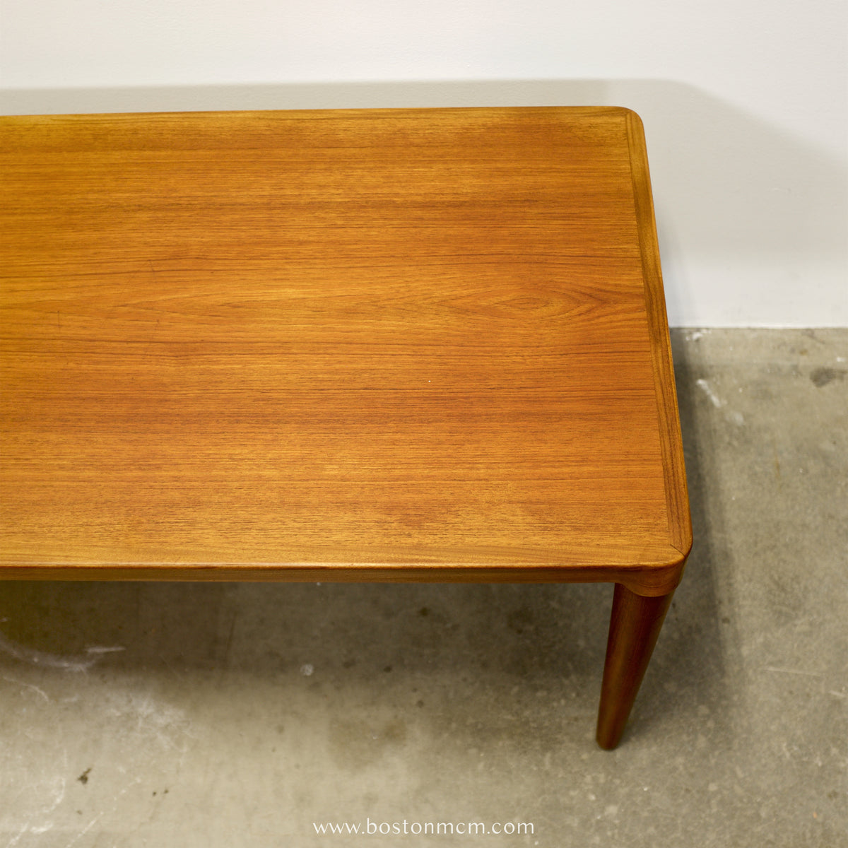 Danish Teak Coffee Table with Hidden Formica Shelf - #A2119