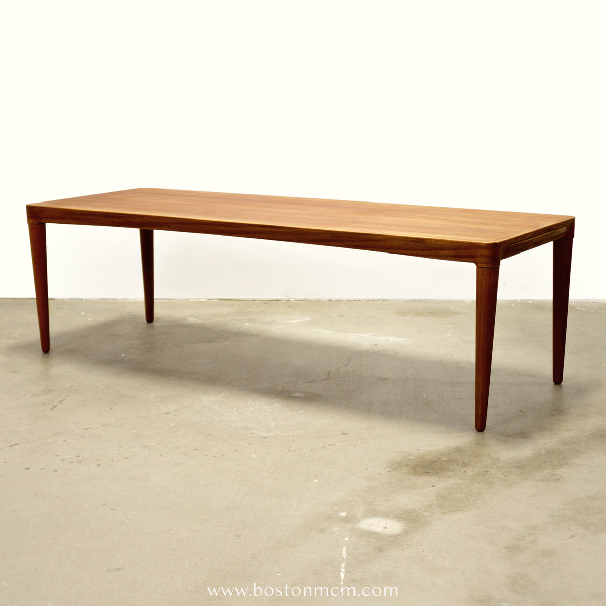 Danish Teak Coffee Table with Hidden Formica Shelf - #A2119