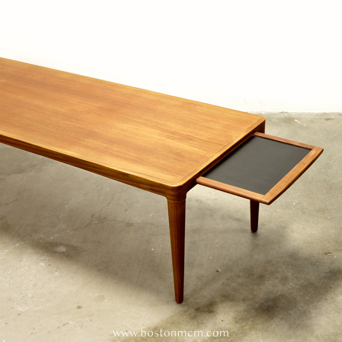 Danish Teak Coffee Table with Hidden Formica Shelf - #A2119