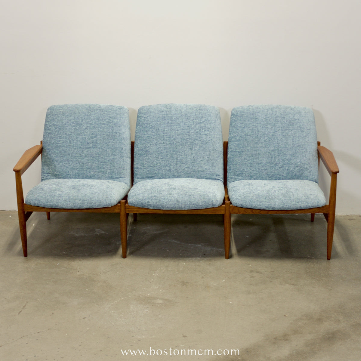 Glostrup Møbelfabrik Solid Teak Sofa Designed by Svend Åage Eriksen - #A2309