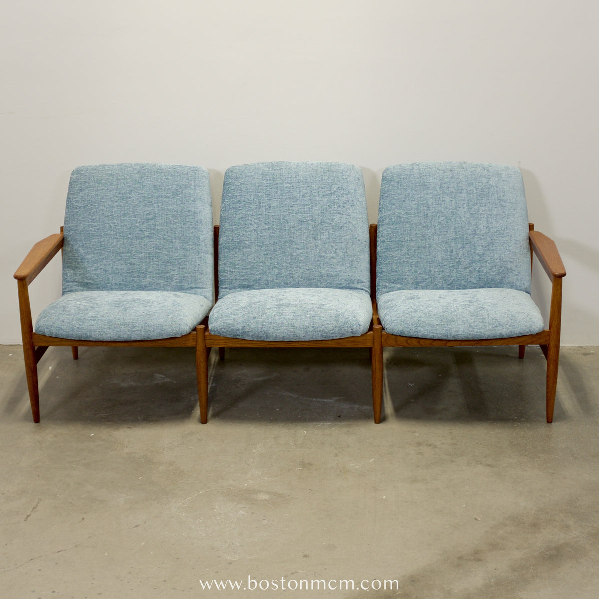 Glostrup Møbelfabrik Solid Teak Sofa Designed by Svend Åage Eriksen - #A2309