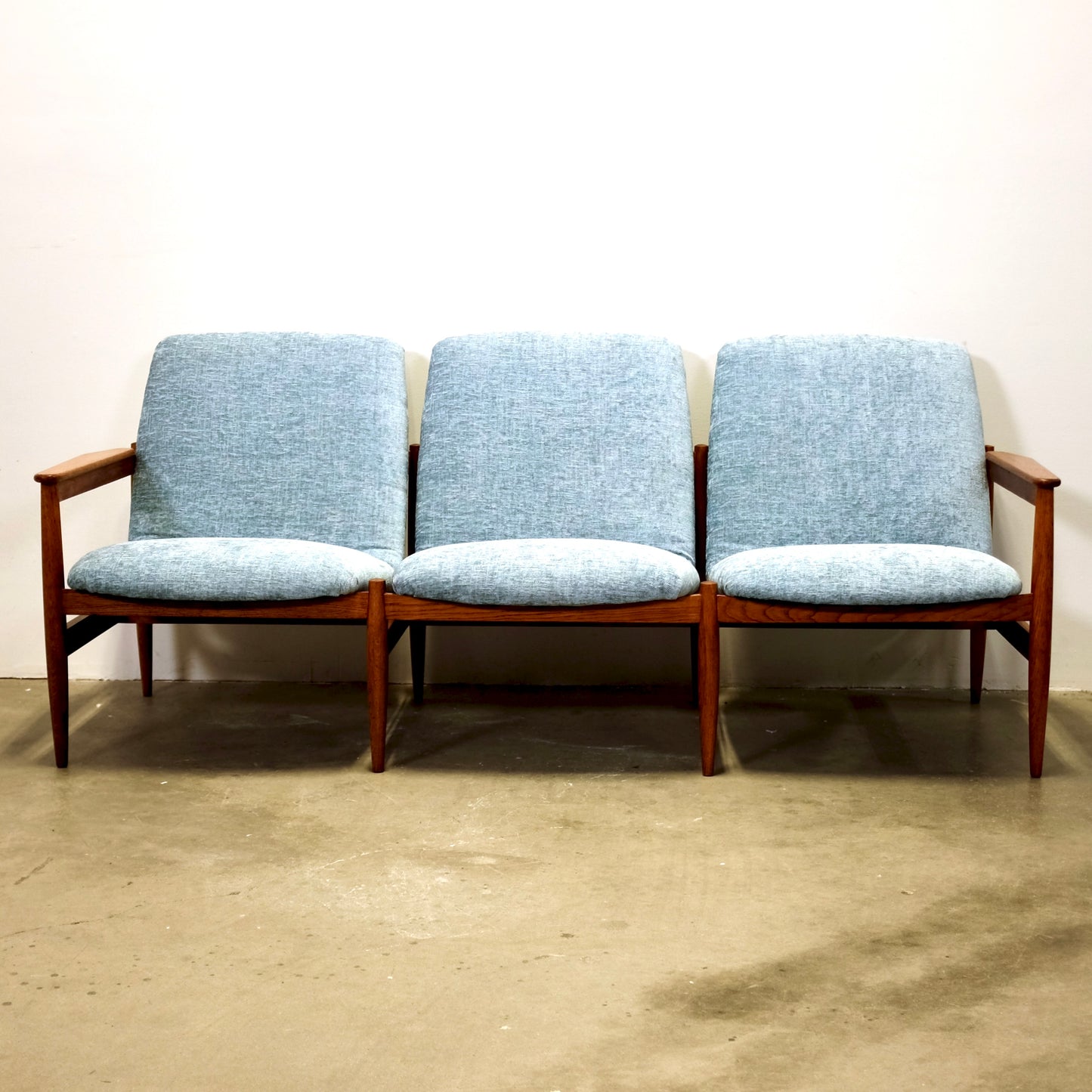 Glostrup Møbelfabrik Solid Teak Sofa Designed by Svend Åage Eriksen - #A2309