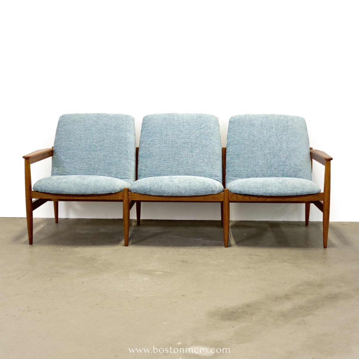 Glostrup Møbelfabrik Solid Teak Sofa Designed by Svend Åage Eriksen - #A2309