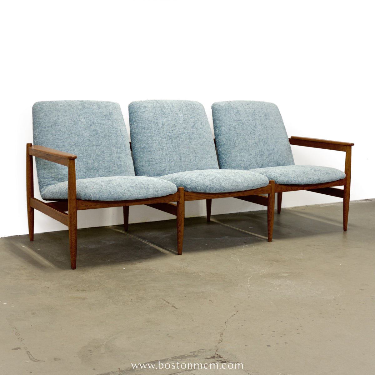 Glostrup Møbelfabrik Solid Teak Sofa Designed by Svend Åage Eriksen - #A2309
