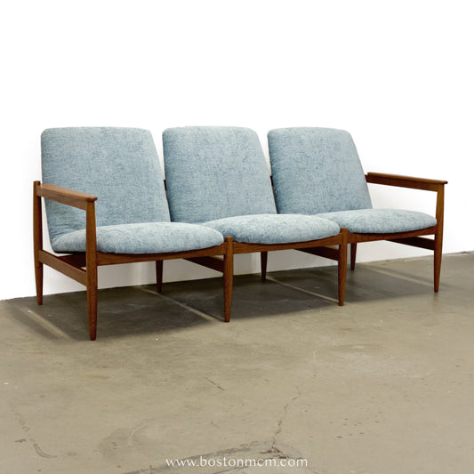 Glostrup Møbelfabrik Solid Teak Sofa Designed by Svend Åage Eriksen - #A2309