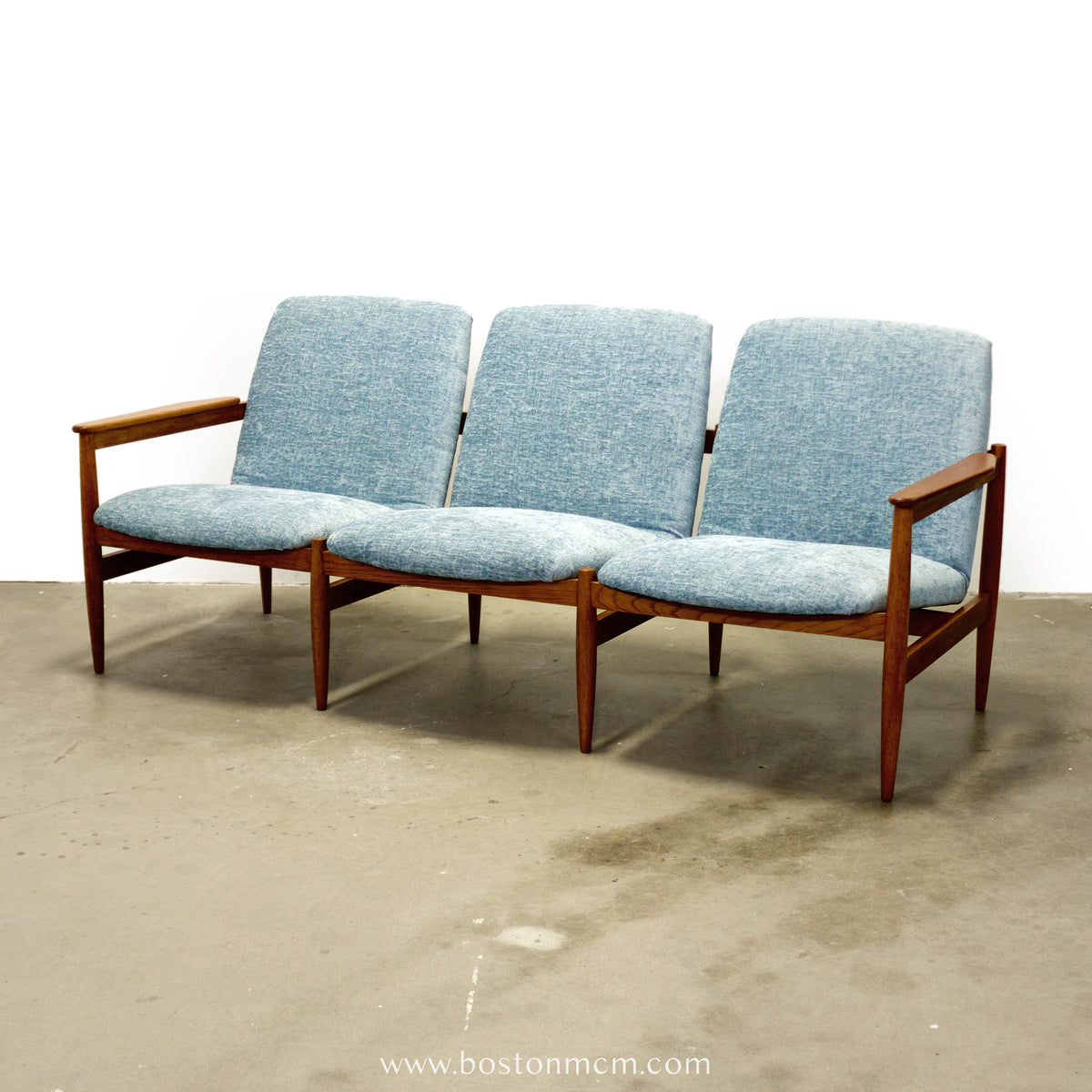 Glostrup Møbelfabrik Solid Teak Sofa Designed by Svend Åage Eriksen - #A2309