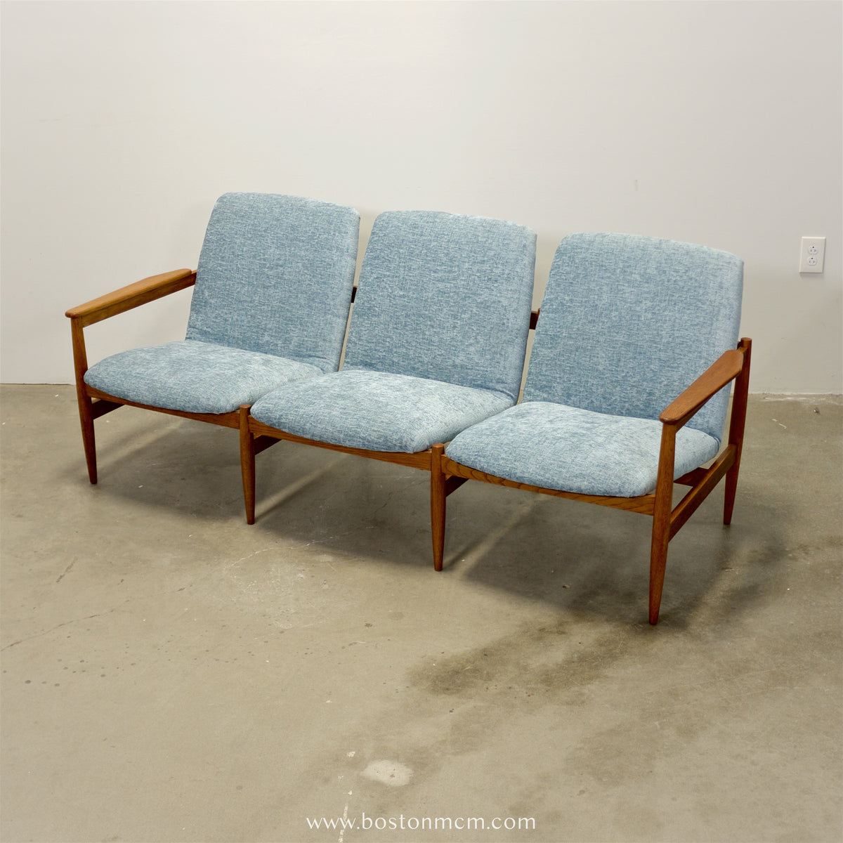 Glostrup Møbelfabrik Solid Teak Sofa Designed by Svend Åage Eriksen - #A2309
