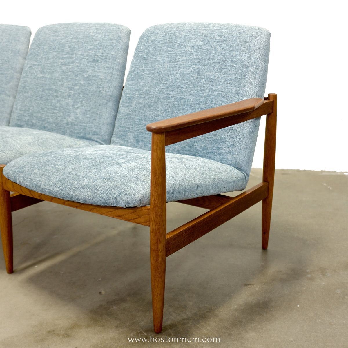 Glostrup Møbelfabrik Solid Teak Sofa Designed by Svend Åage Eriksen - #A2309
