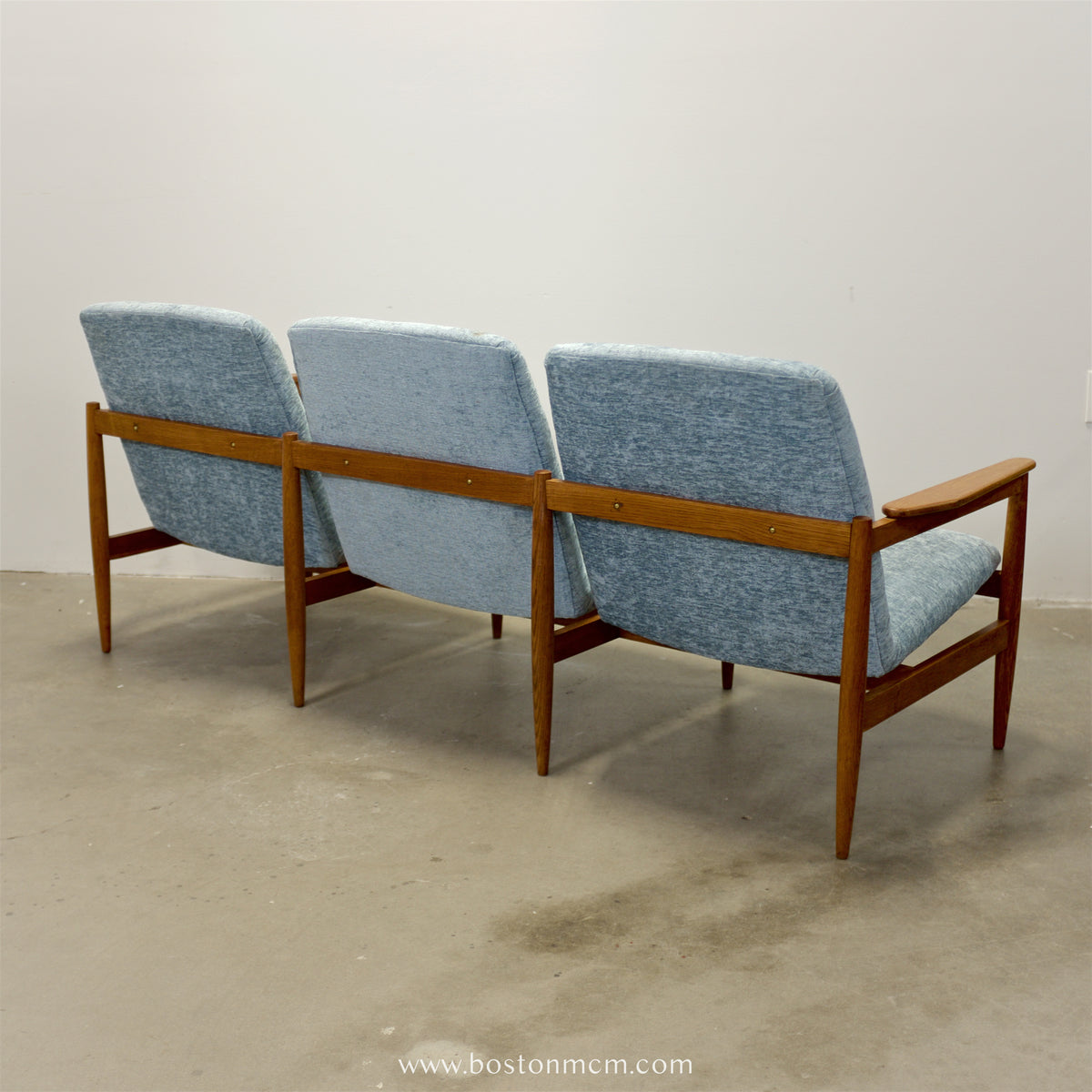 Glostrup Møbelfabrik Solid Teak Sofa Designed by Svend Åage Eriksen - #A2309