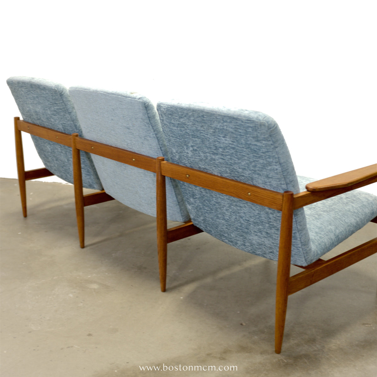 Glostrup Møbelfabrik Solid Teak Sofa Designed by Svend Åage Eriksen - #A2309