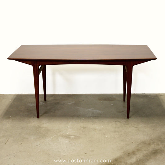 A. Younger Furniture “Volnay” Afromosia Dining Table Designed by John Hebert - #A2343