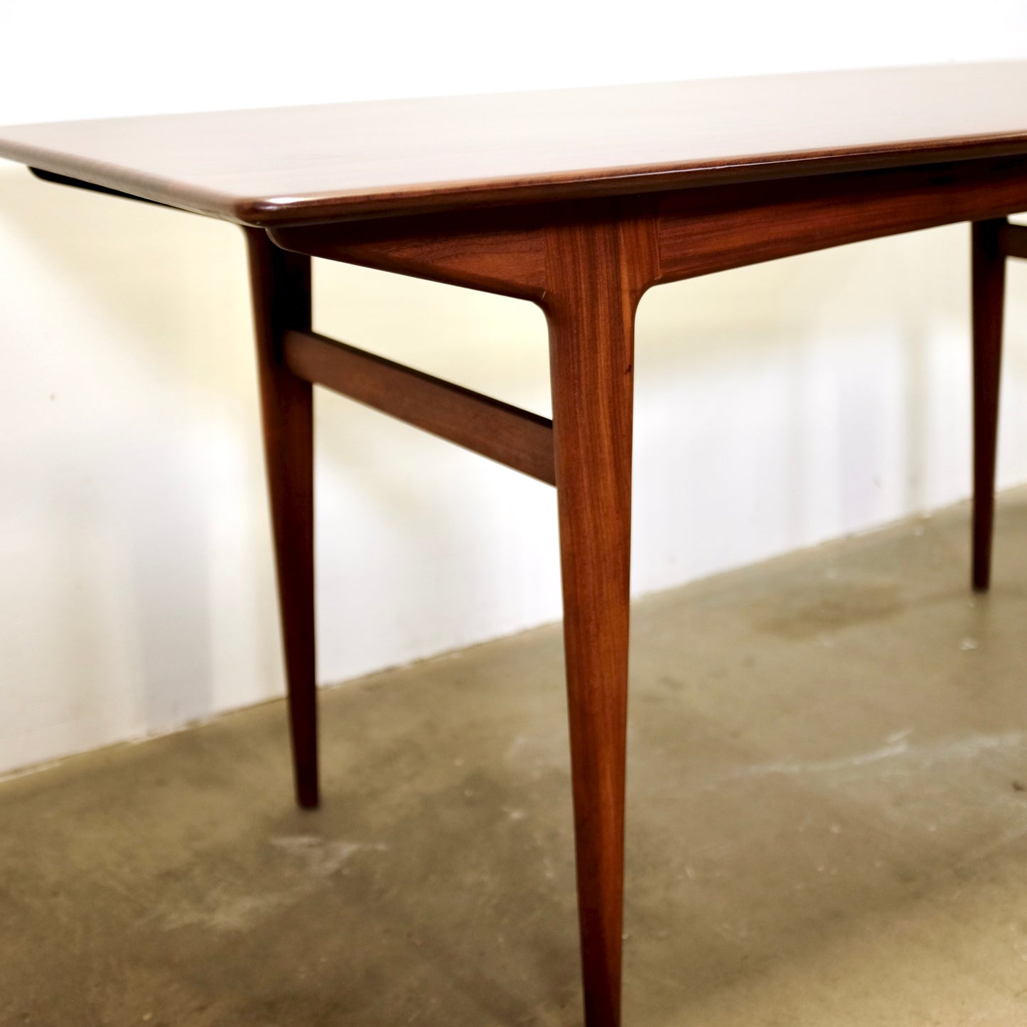 A. Younger Furniture “Volnay” Afromosia Dining Table Designed by John Hebert - #A2343