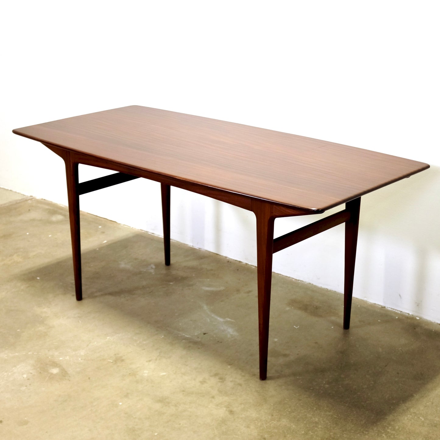 A. Younger Furniture “Volnay” Afromosia Dining Table Designed by John Hebert - #A2343