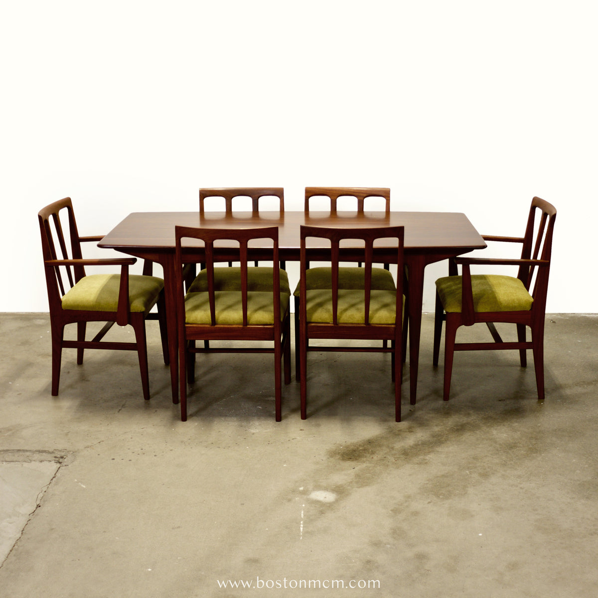 A. Younger Furniture “Volnay” Set of 6 Afromosia Dining Chairs - #A2312