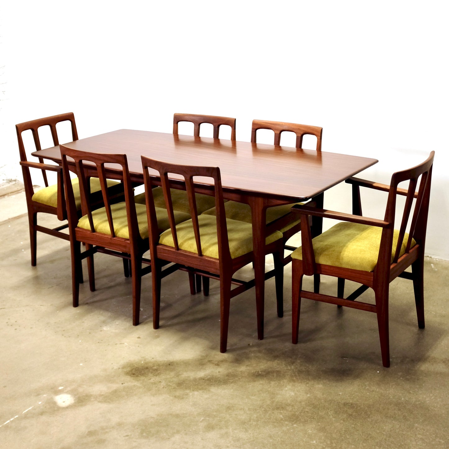 A. Younger Furniture “Volnay” Afromosia Dining Table Designed by John Hebert - #A2343