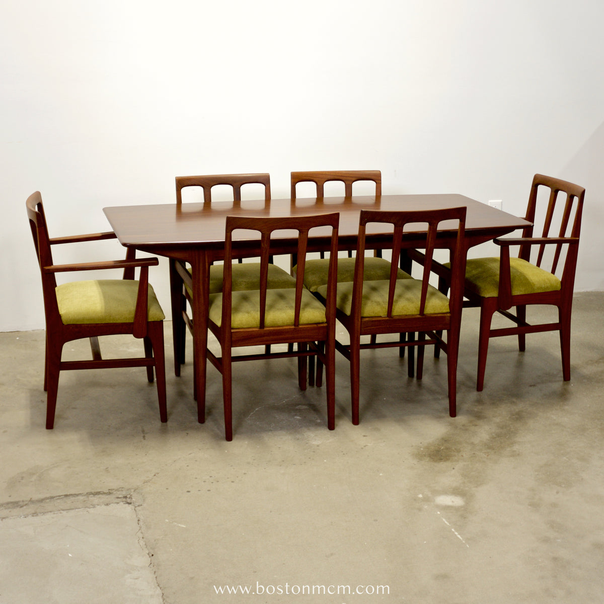 A. Younger Furniture “Volnay” Set of 6 Afromosia Dining Chairs - #A2312