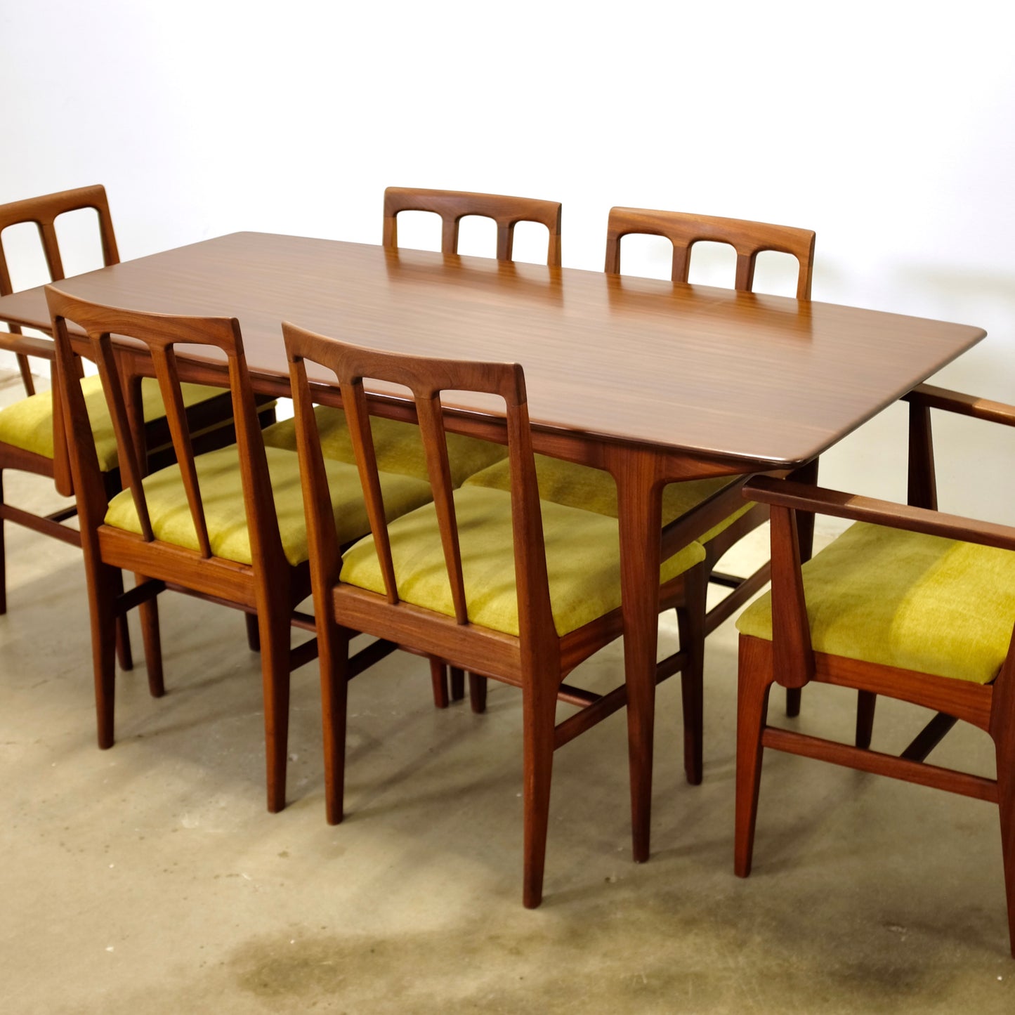 A. Younger Furniture “Volnay” Afromosia Dining Table Designed by John Hebert - #A2343