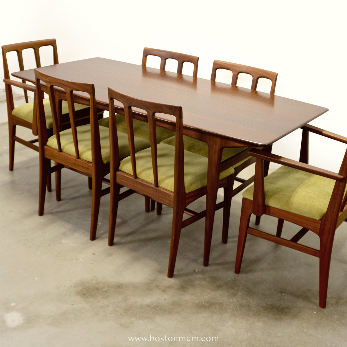A. Younger Furniture “Volnay” Set of 6 Afromosia Dining Chairs - #A2312
