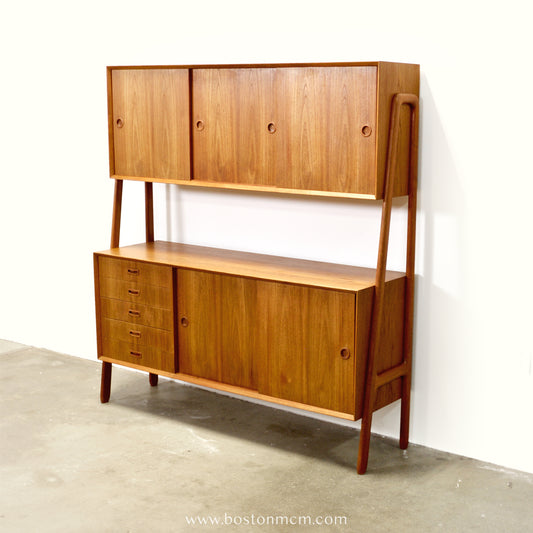 Omann Jun. Møbelfabrik Model #3 Double Sideboard / Highboard Designed by Gunni Omann - #A1712