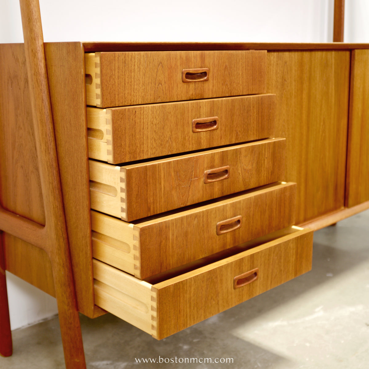 Omann Jun. Møbelfabrik Model #3 Double Sideboard / Highboard Designed by Gunni Omann - #A1712