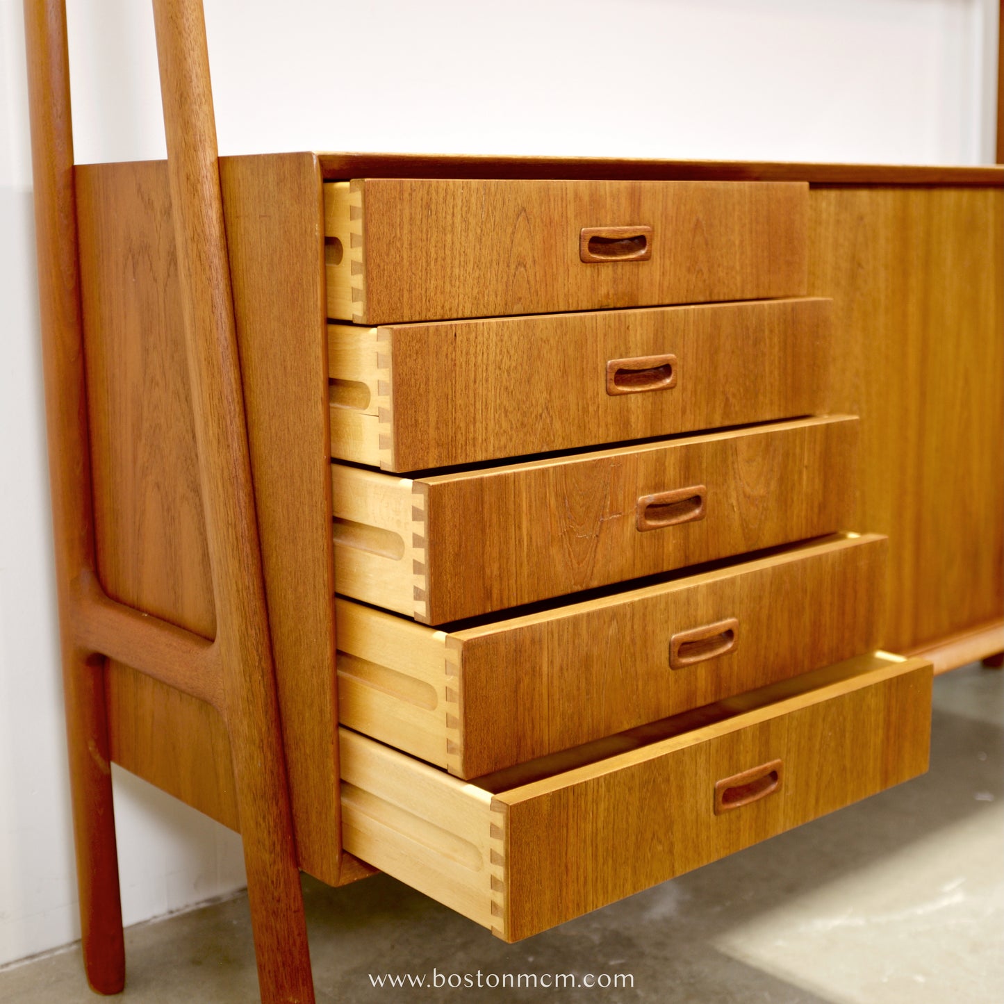 Omann Jun. Møbelfabrik Model #3 Double Sideboard / Highboard Designed by Gunni Omann - #A1712