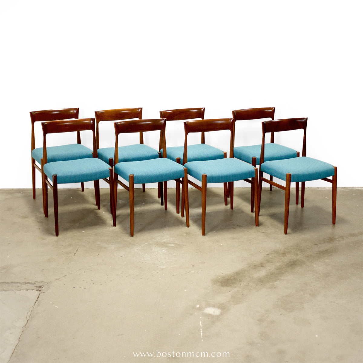 Casala Modell Set of 8  Rosewood Chairs - #A1889