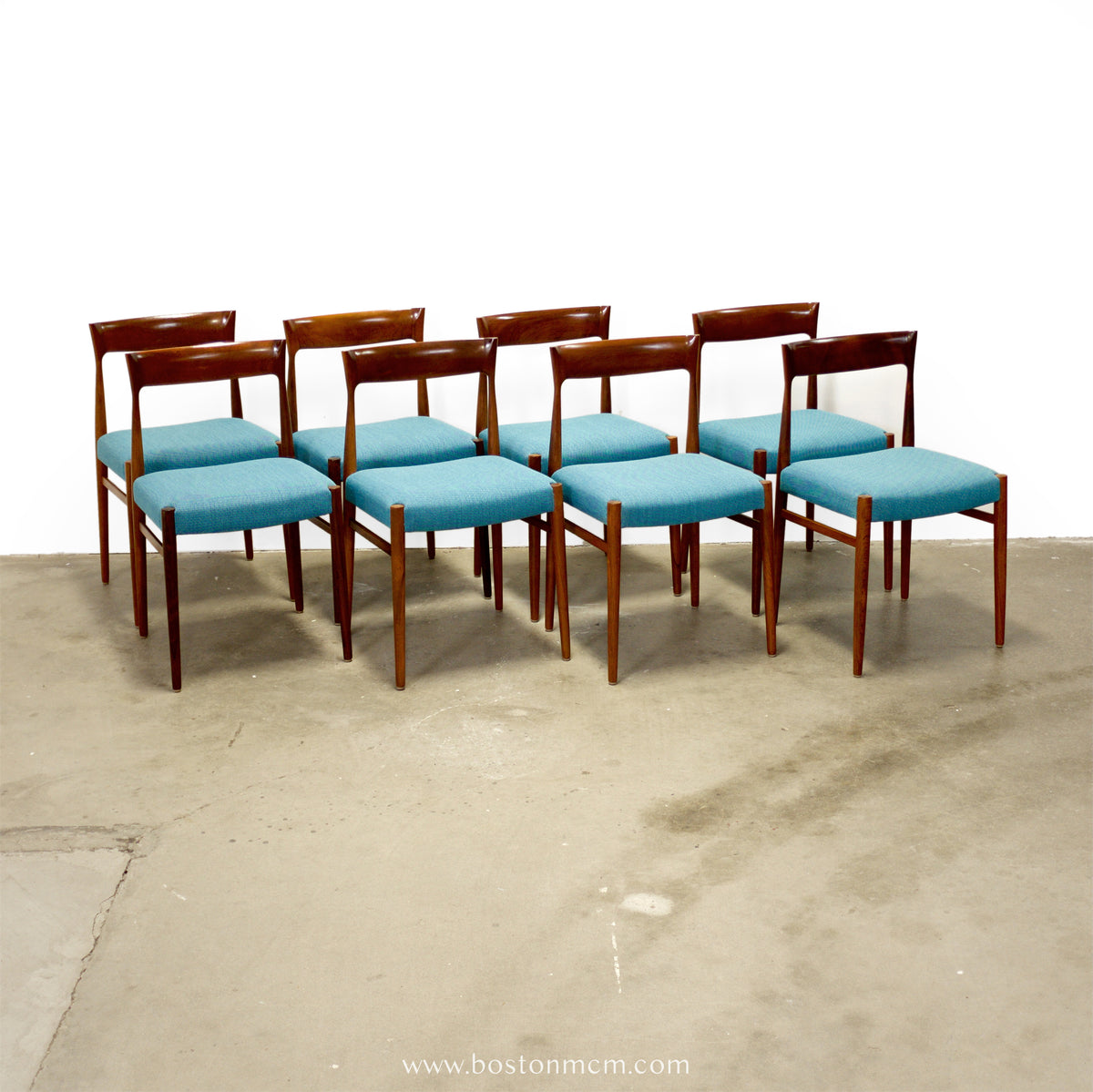 Casala Modell Set of 8  Rosewood Chairs - #A1889