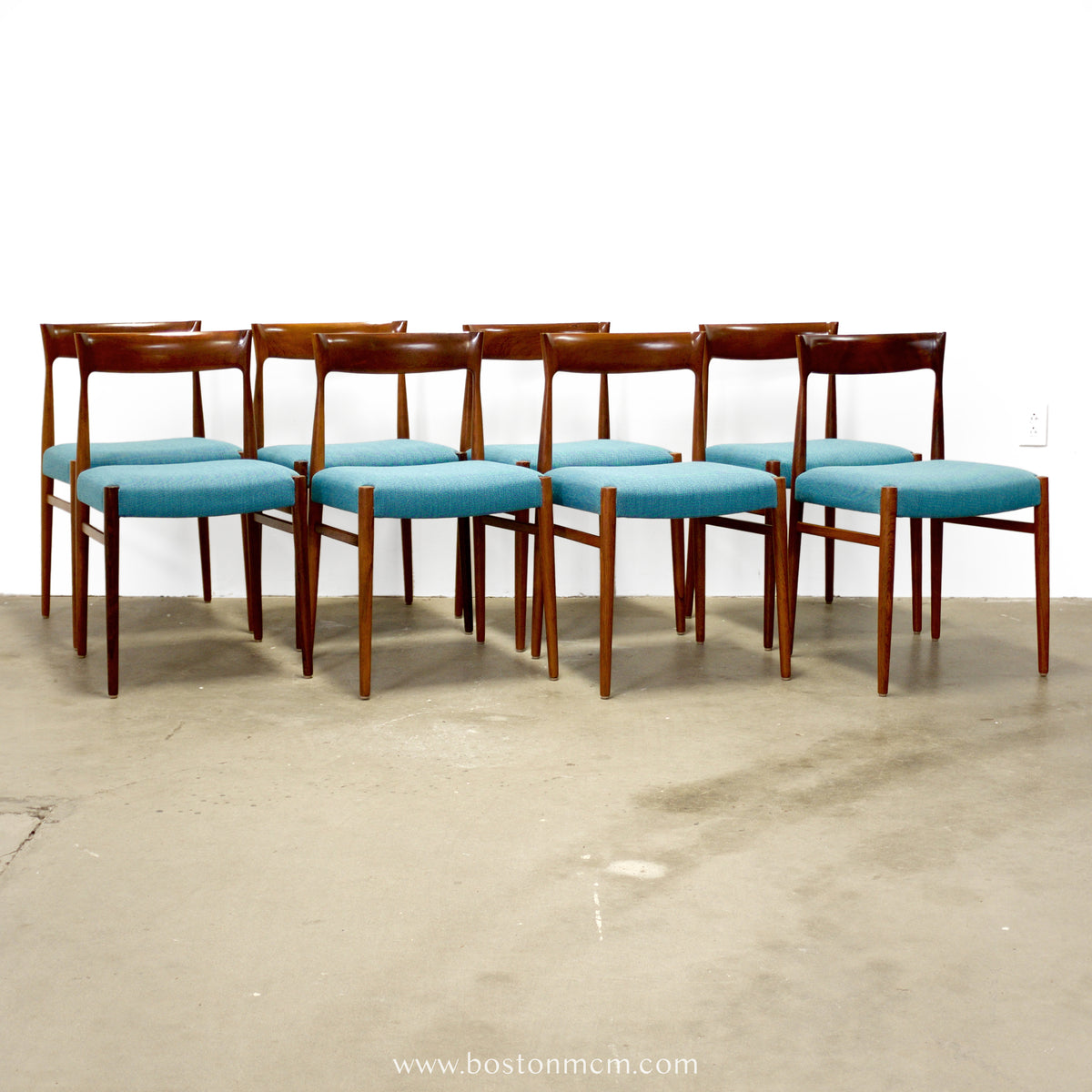 Casala Modell Set of 8  Rosewood Chairs - #A1889