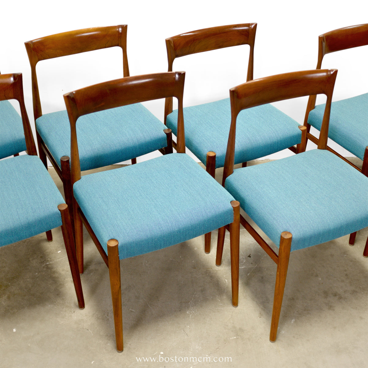Casala Modell Set of 8  Rosewood Chairs - #A1889