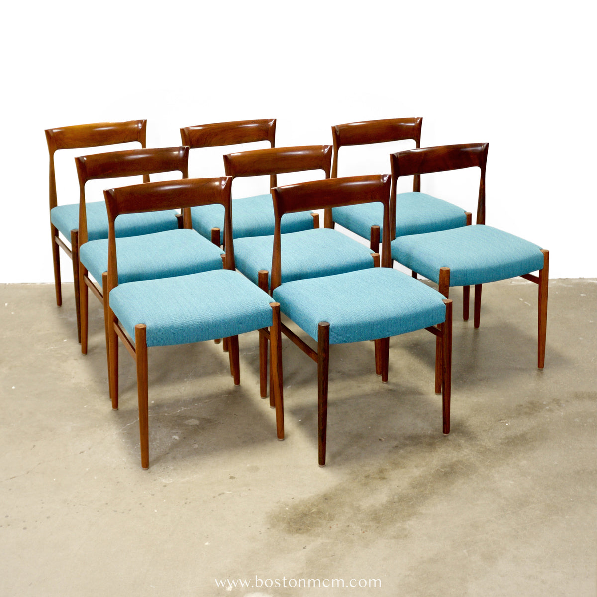 Casala Modell Set of 8  Rosewood Chairs - #A1889
