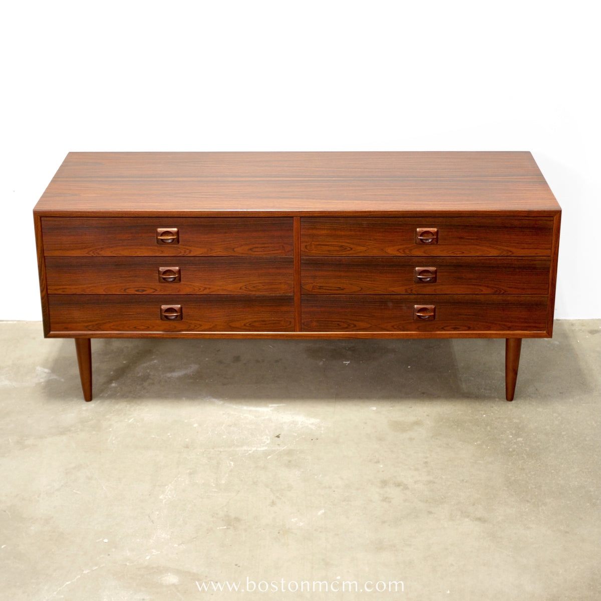 Danish Rosewood Chest of 6 Drawers in the style of Erik Brouer for Brouer Møbelfabrik - #A1847