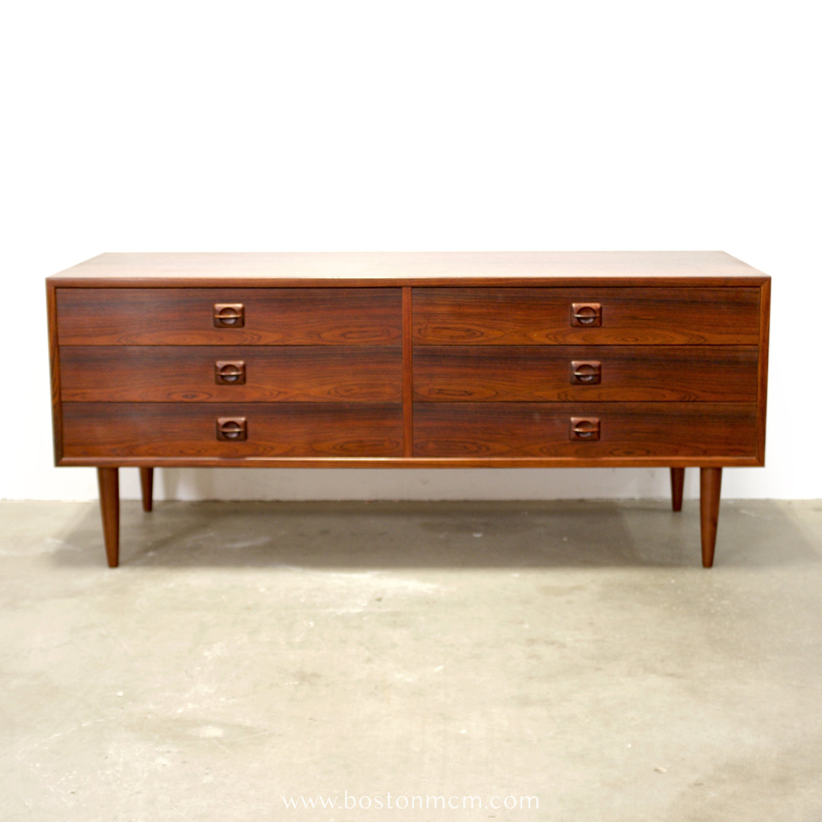 Danish Rosewood Chest of 6 Drawers in the style of Erik Brouer for Brouer Møbelfabrik - #A1847