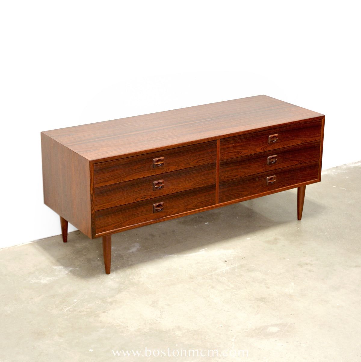 Danish Rosewood Chest of 6 Drawers in the style of Erik Brouer for Brouer Møbelfabrik - #A1847