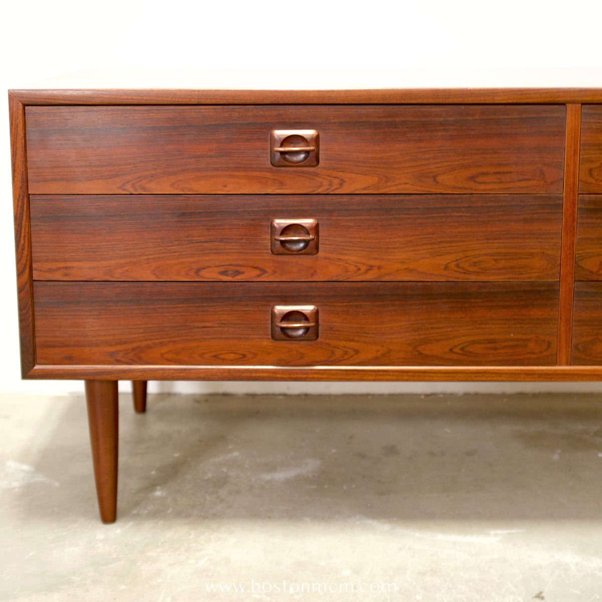 Danish Rosewood Chest of 6 Drawers in the style of Erik Brouer for Brouer Møbelfabrik - #A1847
