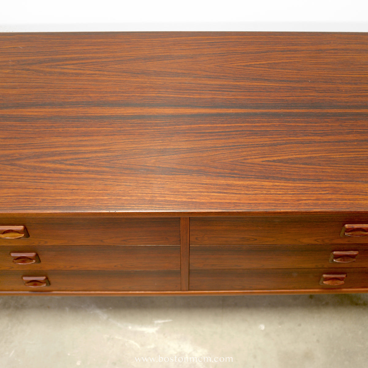 Danish Rosewood Chest of 6 Drawers in the style of Erik Brouer for Brouer Møbelfabrik - #A1847